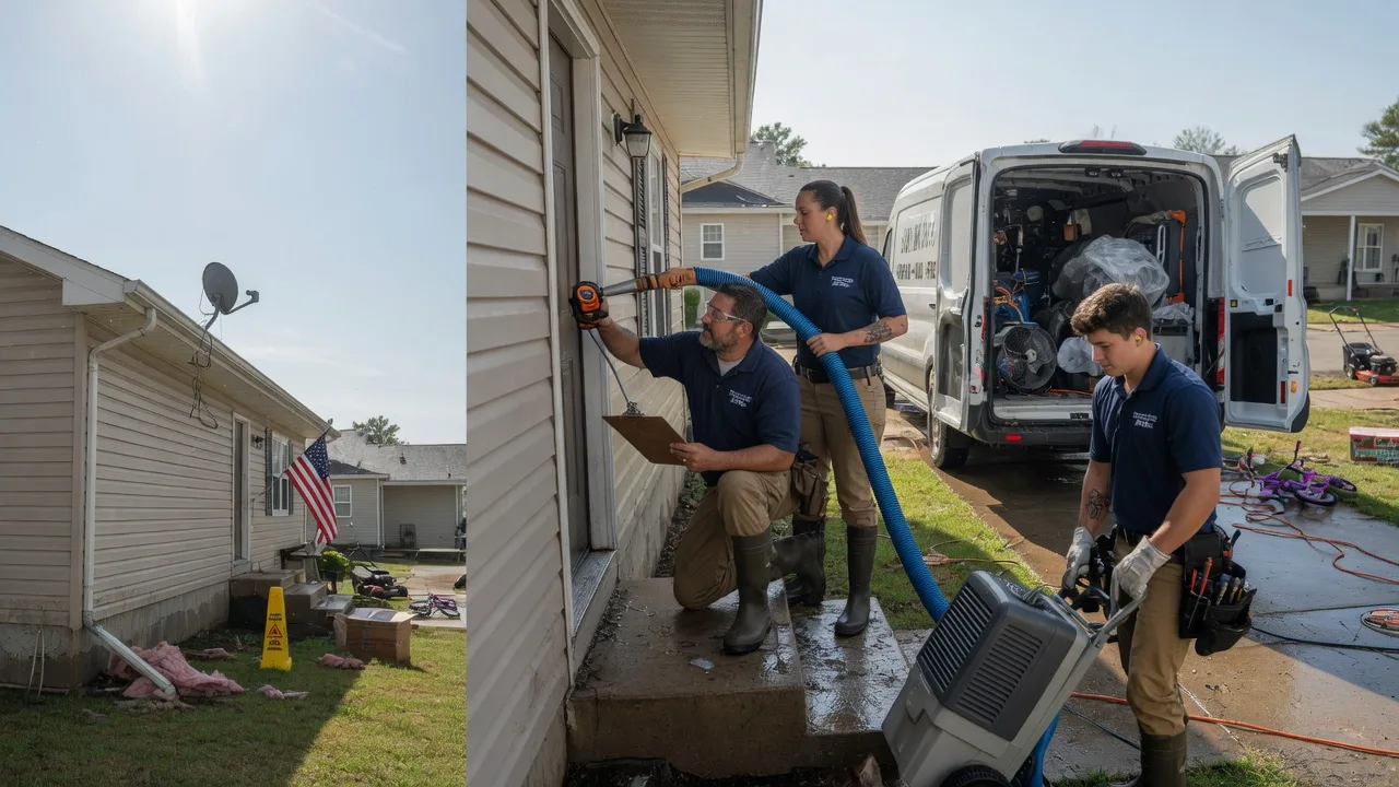 Ceiling Water Damage Restoration in Jonesboro, TX near me